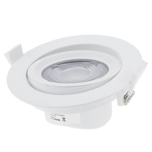 10W LED COB Alasvalo – Pyöreä, Kääntyvä | 2700K / 4500K / 6000K