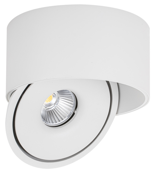 20W LED COB Alasvalo Pyöreä Kääntyvä Valkoinen – Bridgelux | CCT