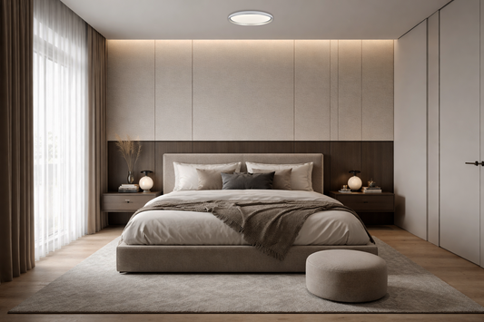 LED-kattovalaisin 36W Hopea 3CCT-Memory + Kaukosäädin