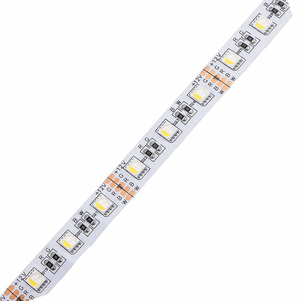 LED-nauha 5050 | 12V | 16W/m | RGB + Kylmä Valkoinen (6000K) | IP20 | Premium 5m