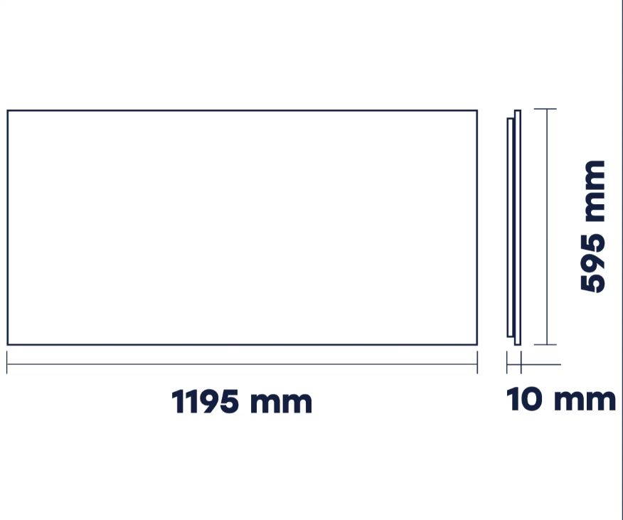 LED-paneeli OSRAM 60x120 cm – 80W, 4000K, 9 600 lm | IP44