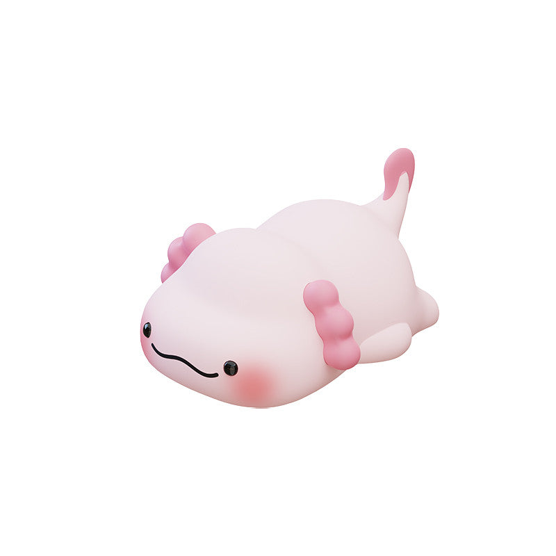 Axolotl-Yövalo Lapsille — Pehmeä Silikoni, Ladattava