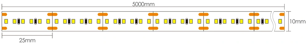 LED-nauha 2216 | 24V | 22W/m | CRI90 | IP20 | 240 LED/m | 3000K | Premium 5m
