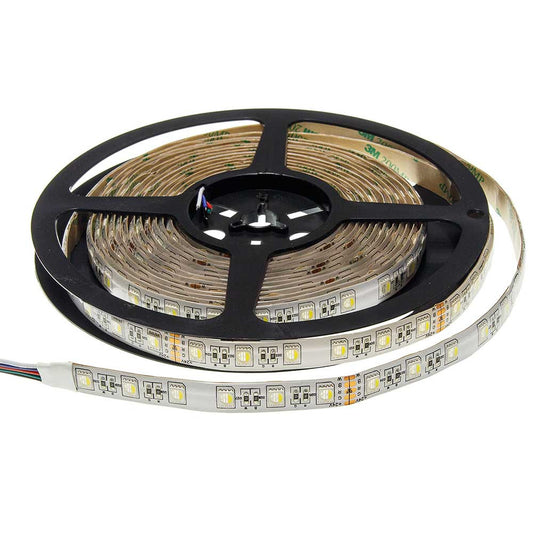 LED-nauha 5050 | 24V | 16W/m | RGB + Kylmä Valkoinen (6000K) | IP54 | Premium 5m