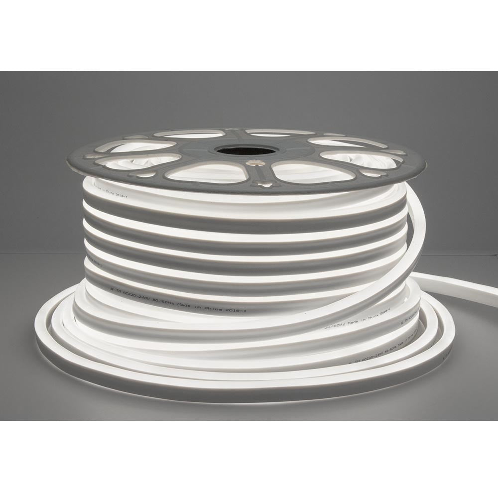 LED Flex Neon 220V – Valkoinen IP65 (50 m rulla) | 2800K / 4000K / 6000K