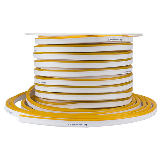 LED Flex Neon 220V – Keltainen IP65 (50 m rulla)