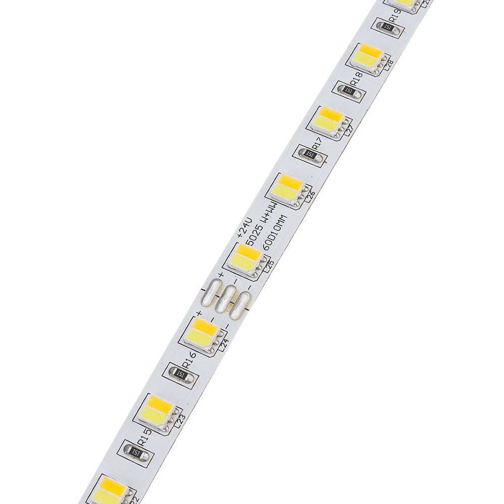 LED-nauha 5025 | 24V | 16W/m | IP20 | CCT 3000K–6000K säädettävä | Premium 5m