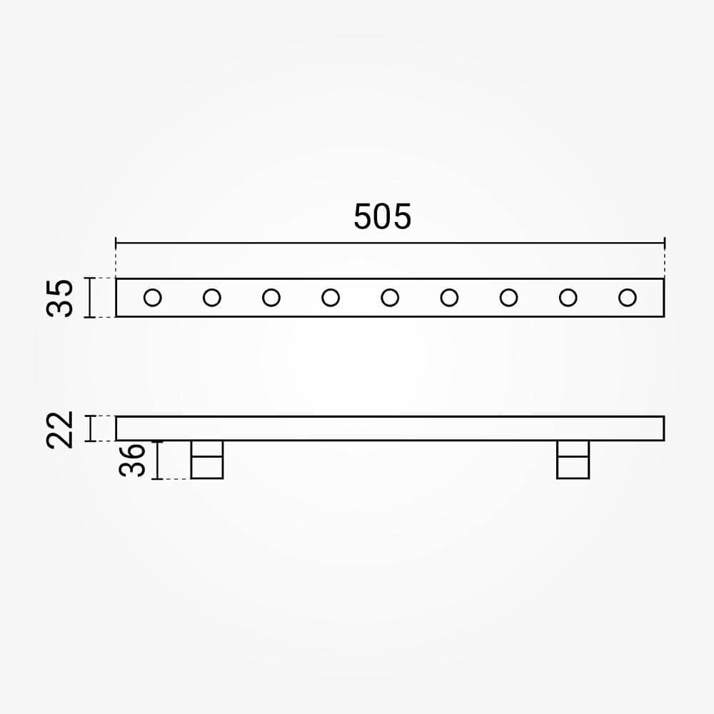 9W LED Seinävalaisin – 700 lm | 30° | IP65 | 2700K / 6000K