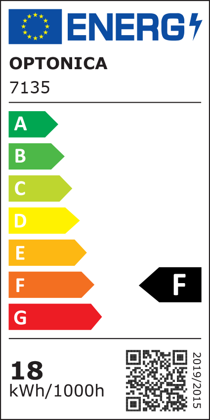 18W LED Seinävalaisin – 1 400 lm | 30° | IP65 | 2700K / 6000K