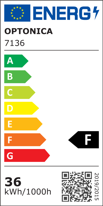 36W LED Seinävalaisin – 3 600 lm | 30° | IP65 | 2700K / 6000K