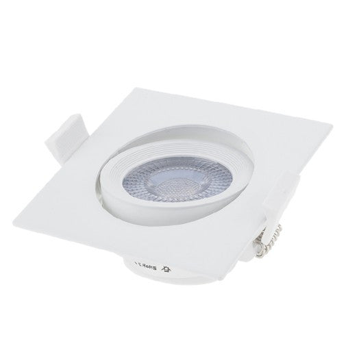 7W LED COB Alasvalo – Neliö, Kääntyvä | 2700K / 4500K / 6000K