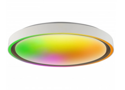 LED-kattovalaisin 40W+RGB10W Valkoinen 3CCT-Memory + Kaukosäädin